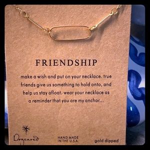 NWT Gold Friendship Necklace